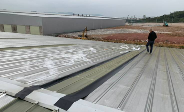 惠安厂房屋面防水维修案例